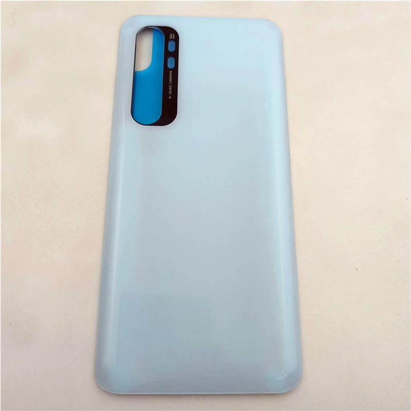 For Xiaomi Mi Note 10 Lite Battery Cover Back Glass Panel Rear Housing Door Case Replacement For Mi Note 10 Lite Battery cover