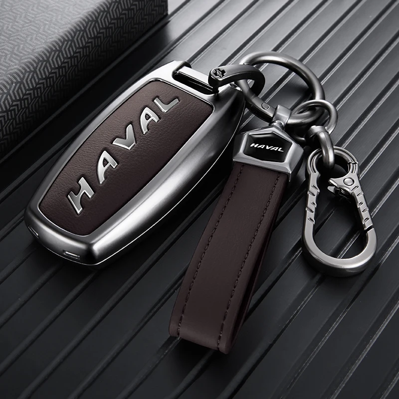 Autoschlüsselhülle für Haval Jolion MAX Zinklegierung Schlüsselanhänger-Schutz Vollständiger Schutz Anti-Fall Auto-Zubehör Jolion 2017-2022 – Detail 6