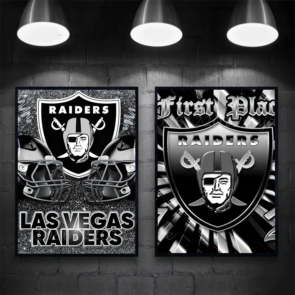 1 قطعة 0-Oaklands R-Raiders شعار المشارك ذاتية اللصق الفن ورق مقاوم للماء ملصق مقهى بار غرفة جدار ديكور