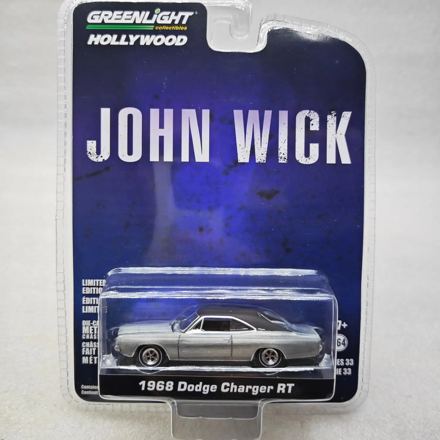 

Greenlight 1:64 Hollywood Series 33-John Wick (2014) 1968 Dodge Warhorse R/T Varnish