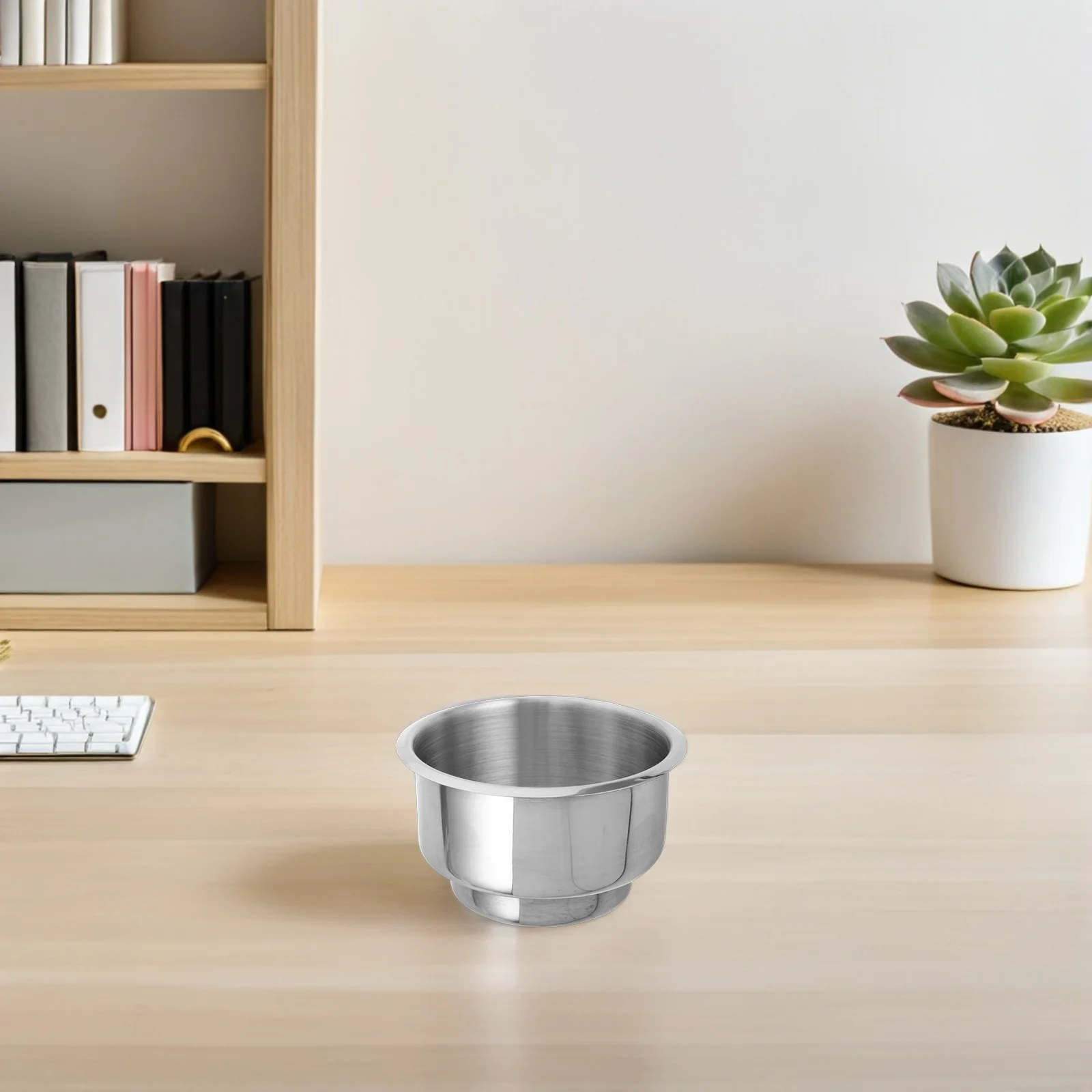 

Universal Stainless Steel Rv Cup Holder Multifunction Drop-in Car Ash Tray Boat Drink Holder for Yacht Motorhome