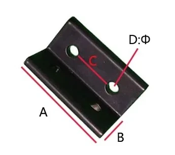 4pcs 2020 2040 L Shape Black Corner Brackets Fitting Angle Aluminum 3030 3060 4040 4080 Connector for Aluminium Profile view 4