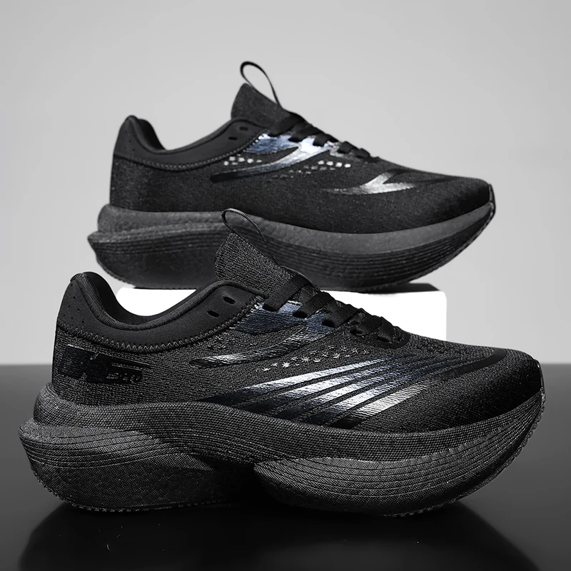 Running Shoes for Men Carbon Plate Professional Racing Marathon Training Running Sneakers Shock Absorption Sport Shoes for Women