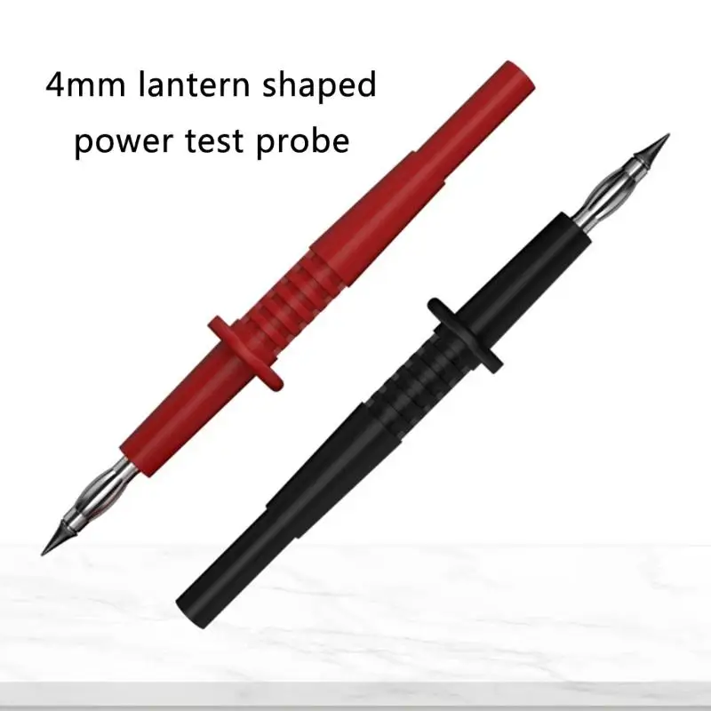 Probe Uji Kepala Lentera 4mm Stabil dengan Probe Multimeter Jarum Layanan Layanan Panjang Diatur untuk berbagai perangkat