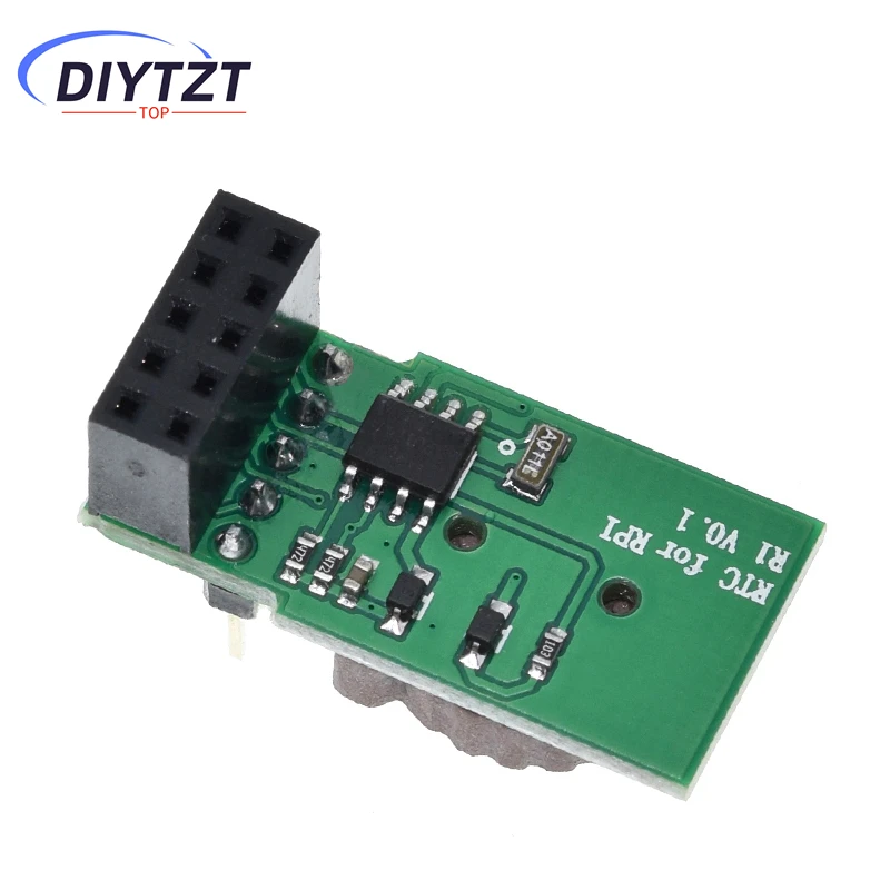 Модуль DIYTZT Raspberry Pi RTC DS1307 IO Pin Connect, совместимый с Raspberry Pi 3B Pi 3B+
