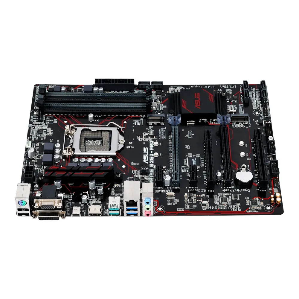 Imagem -02 - Asus-placa-mãe Intel B250-pro Intel B250 Lga 1151 I36100 I5-6500 7400 7700 Cpu Ddr4 64gb Pci-e 3.0 M.2 Atx