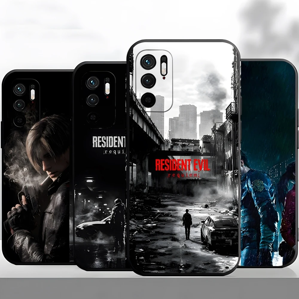 Game Resident Evil Video Handyhülle für Xiaomi Poco M7 M6 M5 M4 4g 5g F7 F6 X7 X6 X5 Ultra Pro Silikonhülle