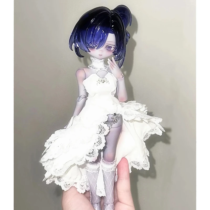 Come4free Fairy Tale Series White Swan Outfit Büste/Flache Büste Version Passend für Ob11 Puppe 1/12 Bjd Puppenkleid Kleidung auf Lager