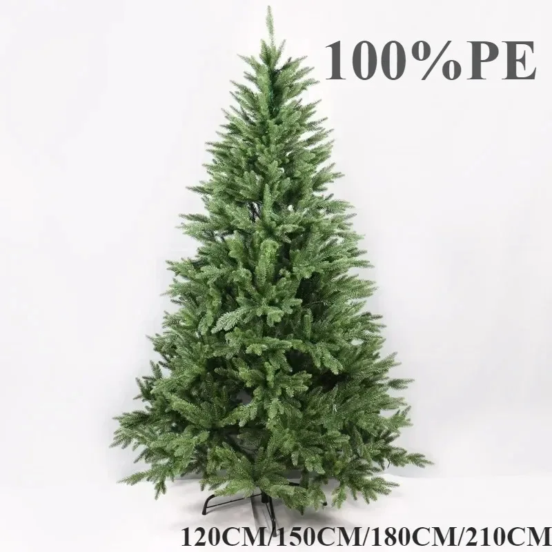 

Full PE Artificial Large Christmas Tree PE Material Christmas Tree Home Party Atmosphere Xmas Decorations 1.2m To 2.1m Navidad