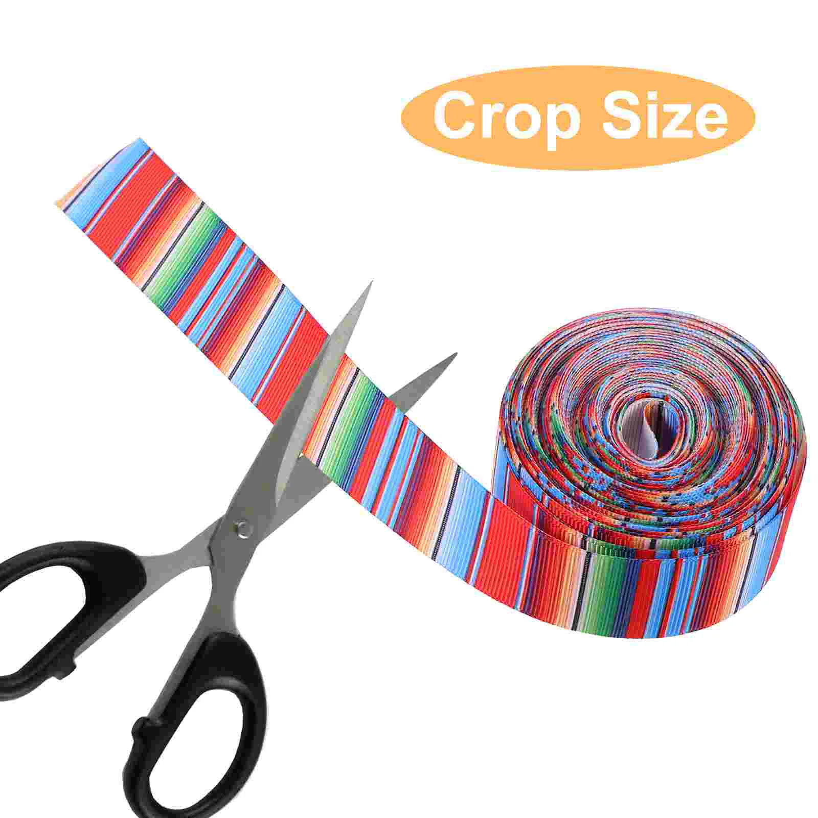 1 Roll Fiesta Ribbon Mexican Serape Ribbon Colorful Ribbon For Diy Wrapping Party Decorations Hair Bows And Sewing Supplies Idea