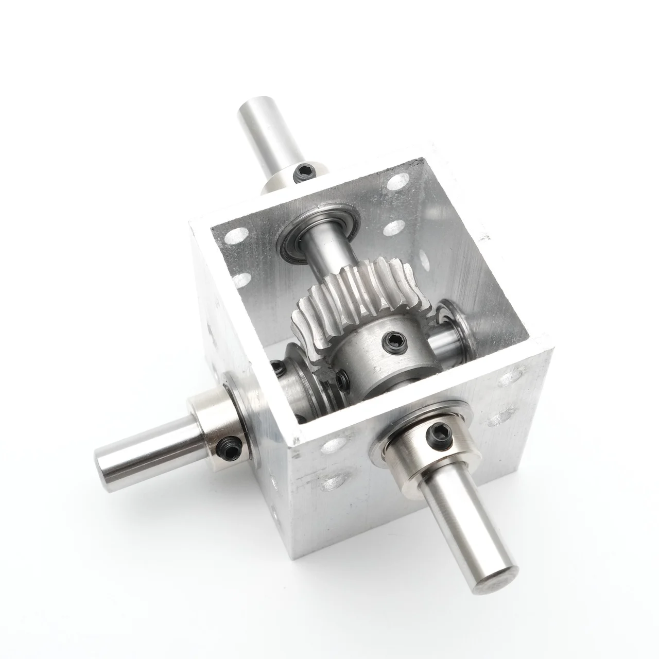 1:20 8MM High Torque Metal Gearbox Worm Gear Reducer DIY Robot Toy Car Precision Gear Ratio For Enhanced Performance