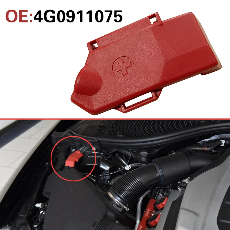 4G0 911 075 for Audi A6 C7 2012-2018 Car battery harness cover plate starter generator positive cover 4G0911075