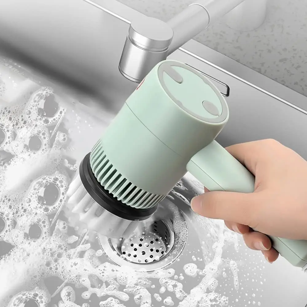 Electric Cleaning Brush Kitchen Dishwashing Pot Shoe Bottle brush Bathroom Professional Cleaning Automatic Handheld Rechargeable