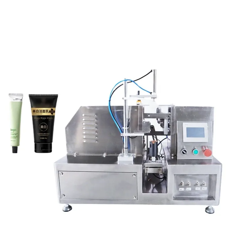 Cosmetics plastic, semi-automatic tail sealing machine, manual hose tail sealing machine