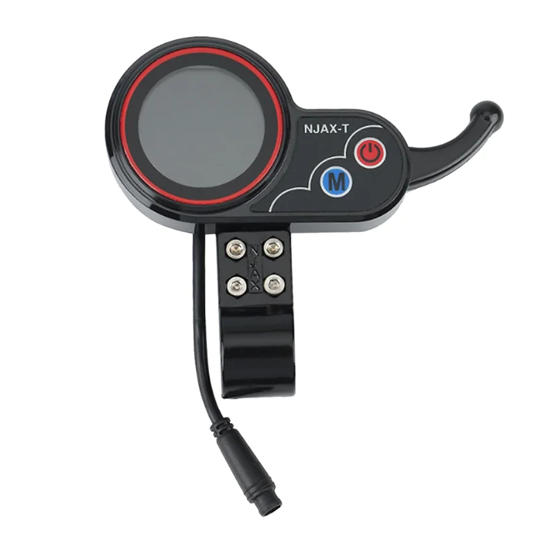 NJAX-T Electric Scooter Dashboard Meter 36V 48V Adjustable 6PIN for Electric Scooter Accessories