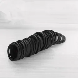 Anello in gomma nera da 08*1.4mm, Mini elastici da 100 pezzi fasce elastiche resistenti supporto per cancelleria anello per scuola forniture per ufficio