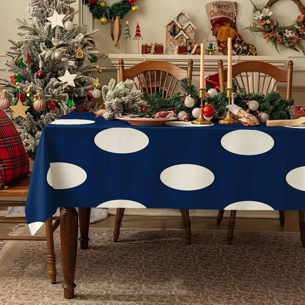 Dalmatian Repeat Print Table Cloth Waterproof Tablecloth Spill Proof Table Cloth, Wipe Clean Table Cloth for Dining Camping