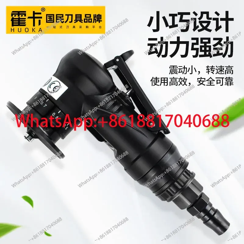 

Handheld pneumatic chamfering machine, for steel/aluminum, set