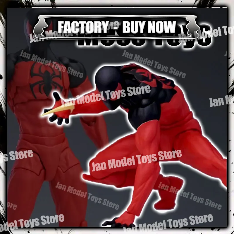 

In Stock Now Mess Toys Spiderman Scarlet Spider Kaine Parker Symbiote Venom Spider-Man Anime Action Figure Figurine Gifts Toys