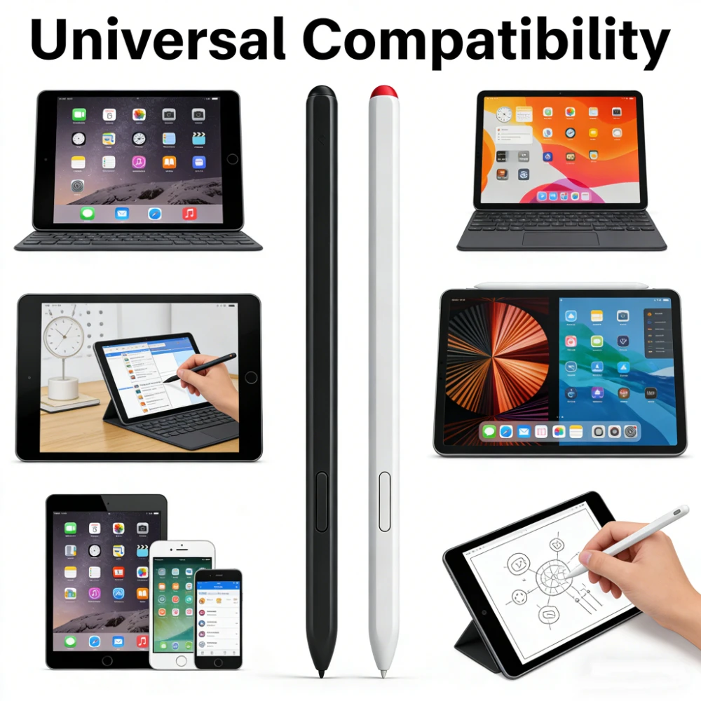 

Black/White Low-Latency Magnetic Stylus Pen Replacement For BOOX Nova Pro/ Note Pro