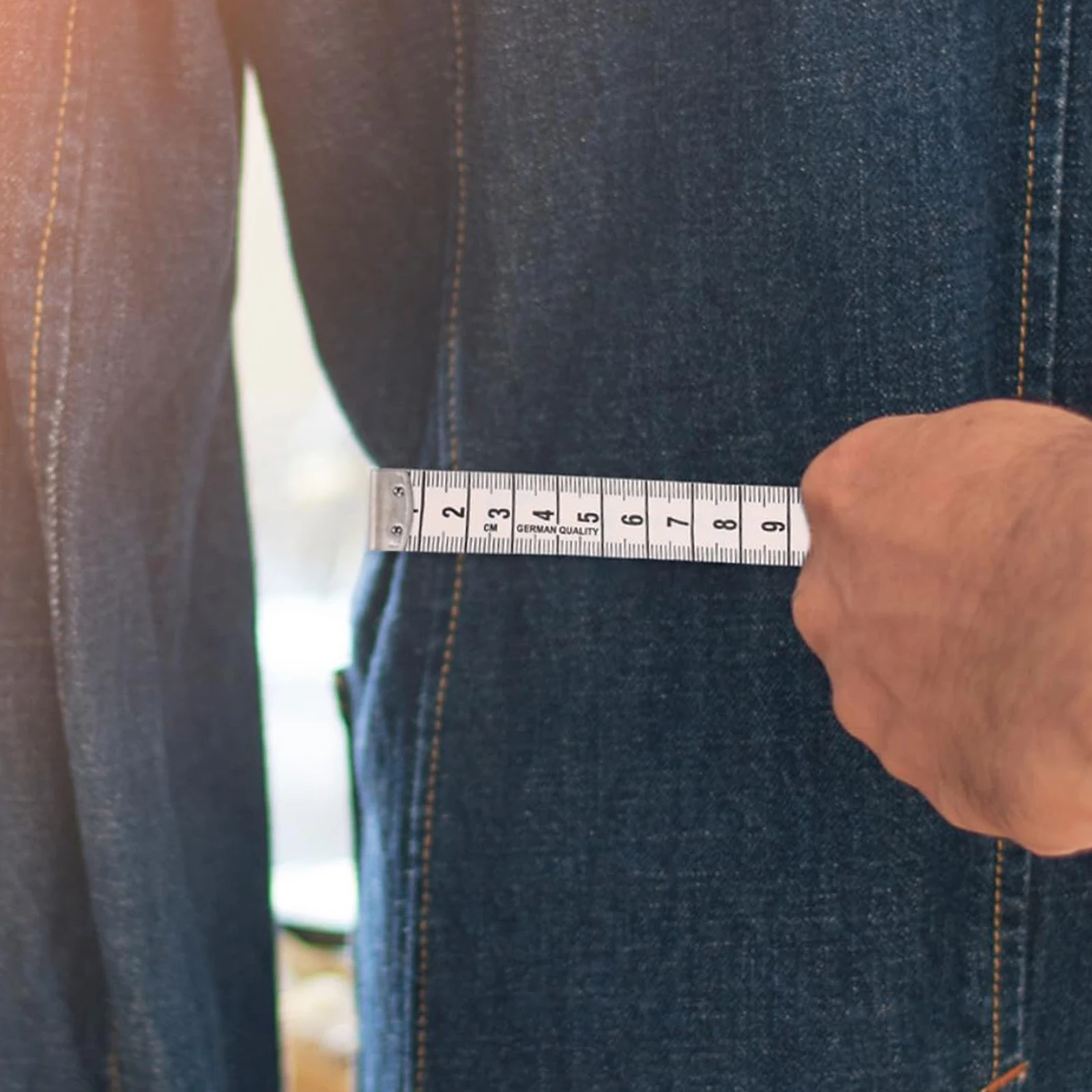 1.5m Tape Measure Soft Leather Material for Sewing Tailoring Body Sizing Crafts Flexible Ruler Portable Measuring Tool Kit