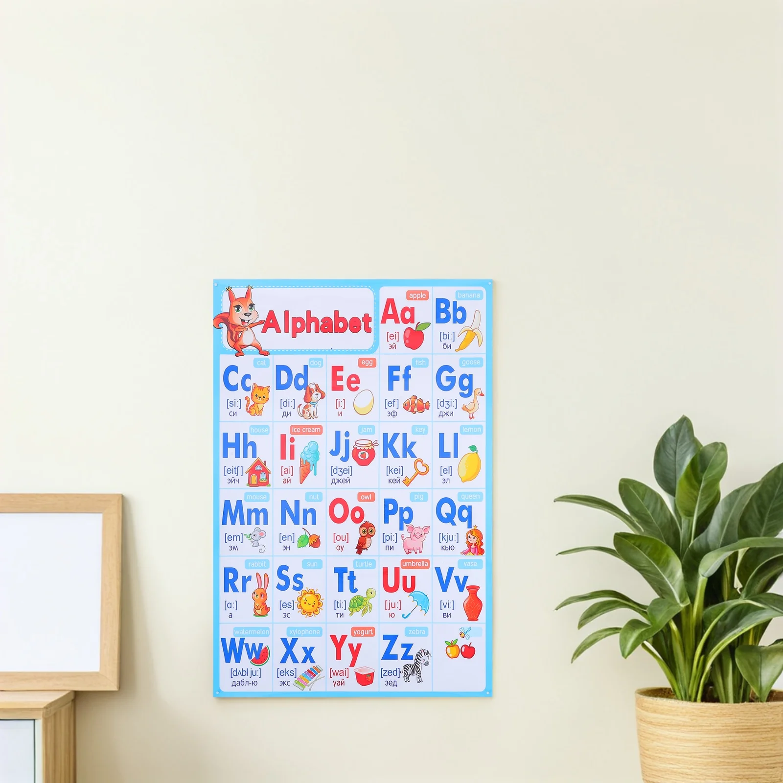 Abc Posters For Preschool Classroom Alphabet Poster Chart Toddler Early Education  Learning Wall Decor For Nursery Homeschool
