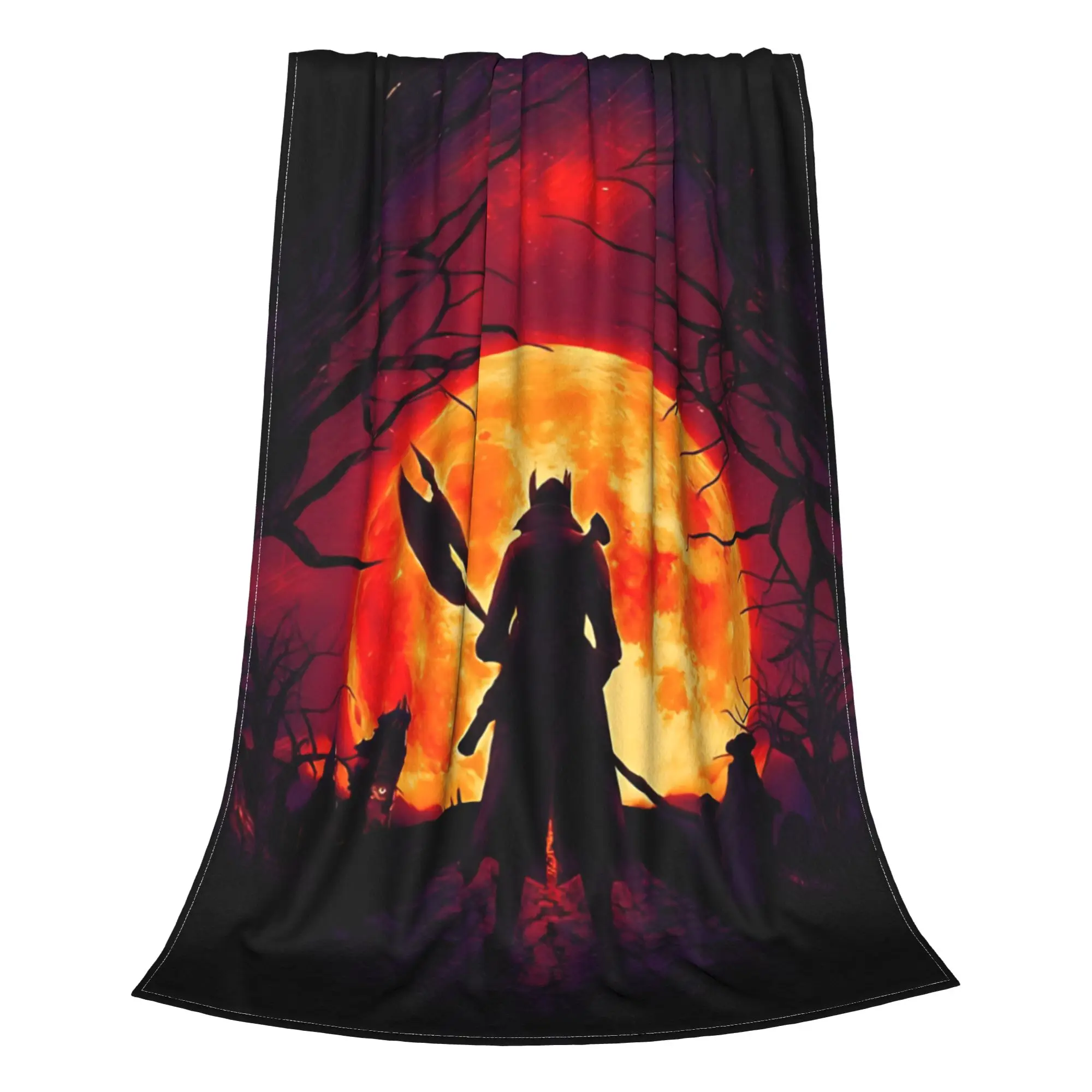 1PC Beast Bloodborne Home Room Decorations Winter Blankets For Adults Bedding Home Interior Sofa Knee