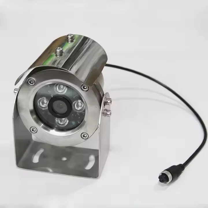 

EMV 2MP/3MP/4MP 4pin/6pin Aviaction Connector CMOS 304 Stainless Steel Vehicle Rear View HD Explosion-Proof IP Video Camera