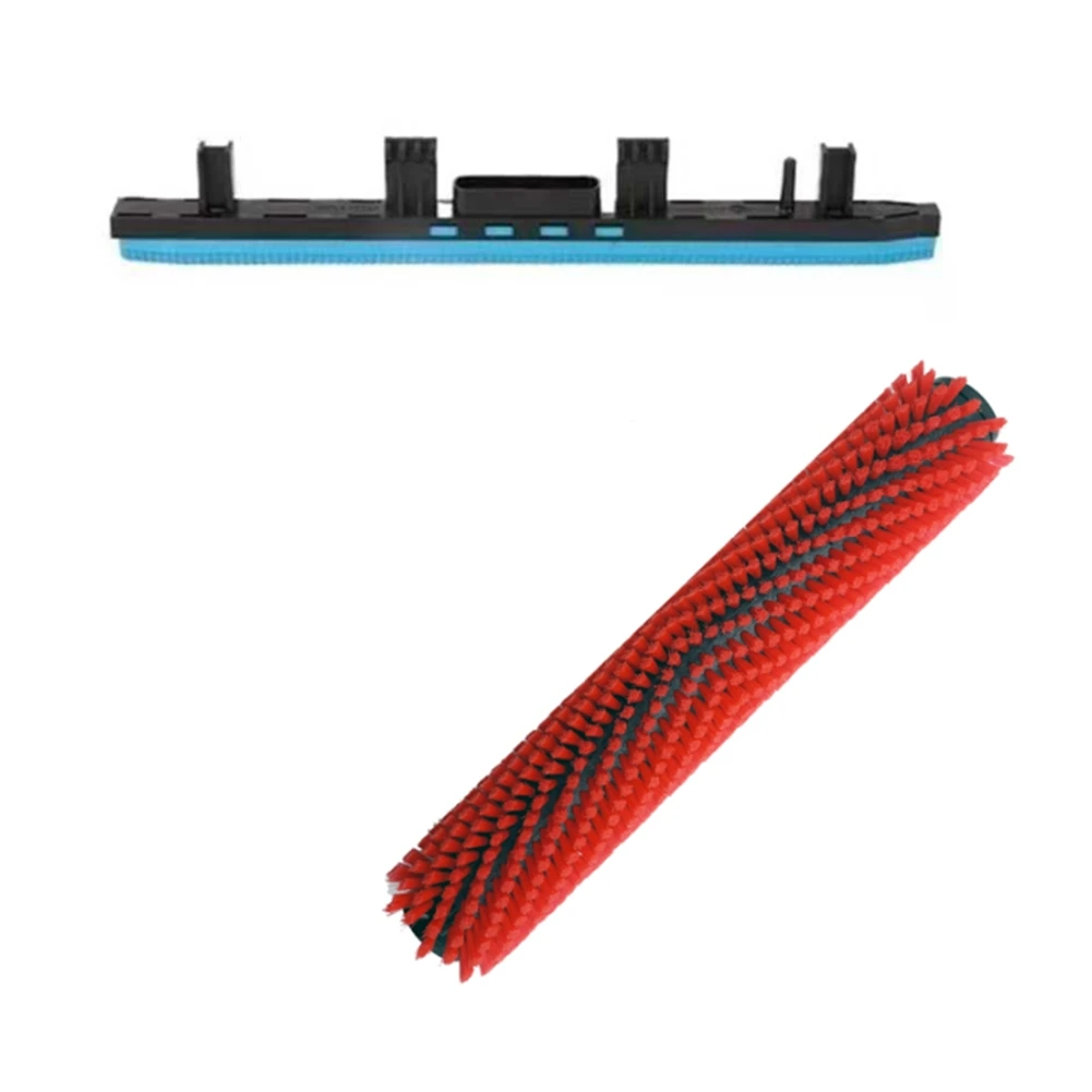 

【Today Only@】2PCS Suction Squeegee And Roller Brush For Karcher BR30/4C Carpet Cleaning Machine Absorbent Squeegee