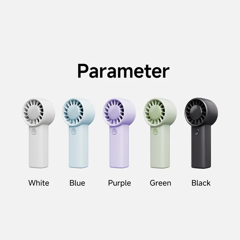 

Lenovo Mini Handheld Fan 3-Speed Portable Rechargeable Ultra-Light Fan 10400RPM Strong Wind Pocket Fan for Travel Outdoor