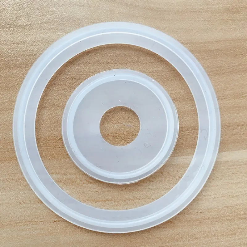 1PCS Fit 19mm-Pipe X 219mm O/D Sanitary Tri Clamp Ferrule Silicone Sealing Strip Gasket Ring Washer For Homebrew Dairy Product