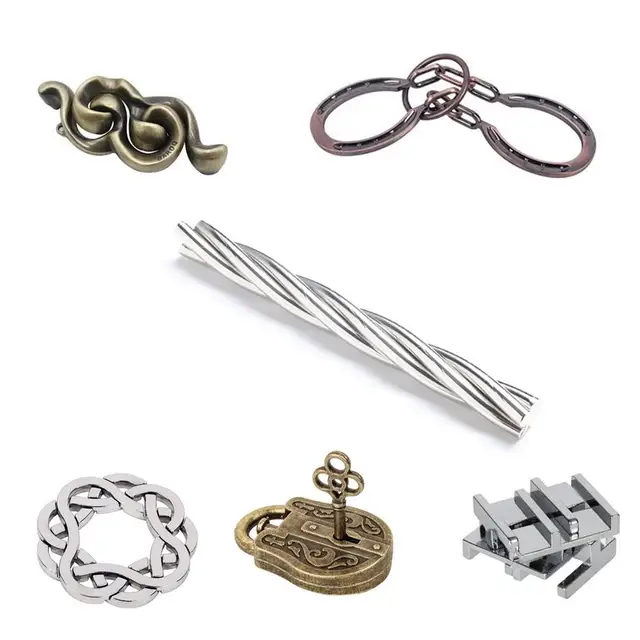 Klasyczne metalowe puzzle Magiczne łamigłówki Inteligencja Puzzle Gra dla dorosłych dzieci