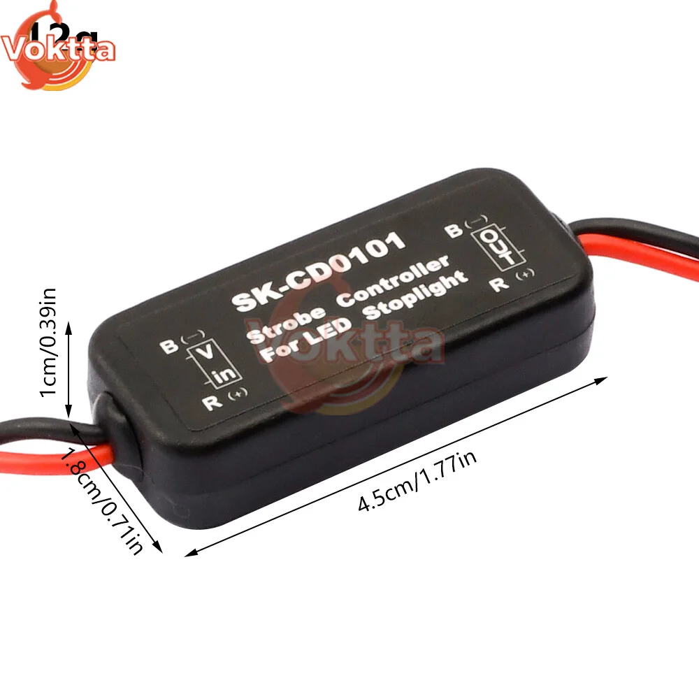 12-24 فولت العالمي فلاش ستروب تحكم SK-CD0102 SK-CD0101 SK-CD0100 المتعري وحدة لسيارة LED الفرامل وقف ضوء مصباح