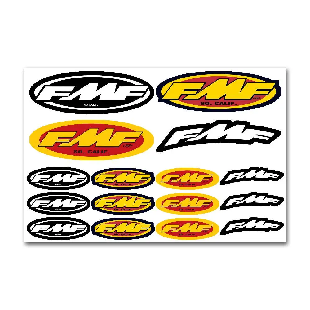 AliExpress NONE 1PC Bike Motorcycle Car Locomotive Reflective Laser Sticker Styling Vinyl Decal Stickers Decoration FOR F-FMF