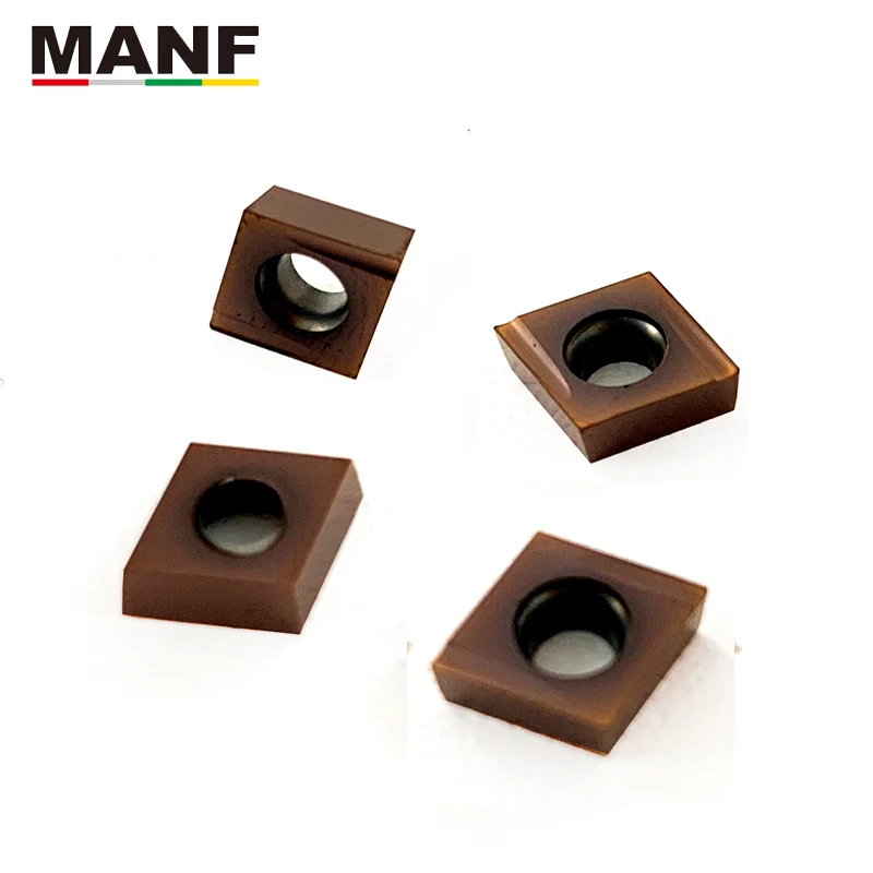 MANF Carbide Inserts CCGT060204FR-U Lathe Tools Lathe Cutter Boring Inserts Indexable Lathe Turning Tools Sclcr1010h06 Holder