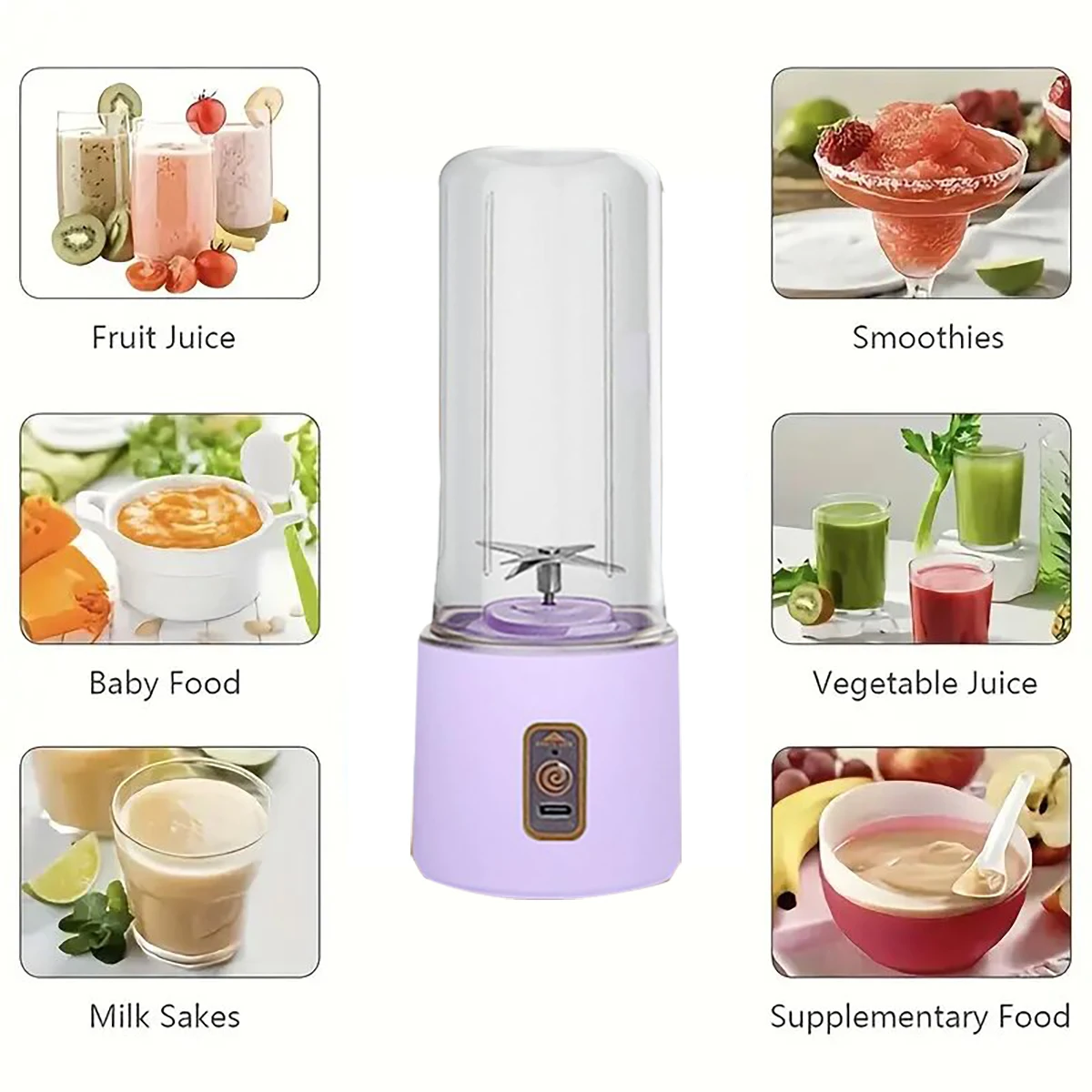 1pc Multi-Functional Juicer for Kids - Breakfast Buddy Juicer Machine for Healthy Smoothies and Juices