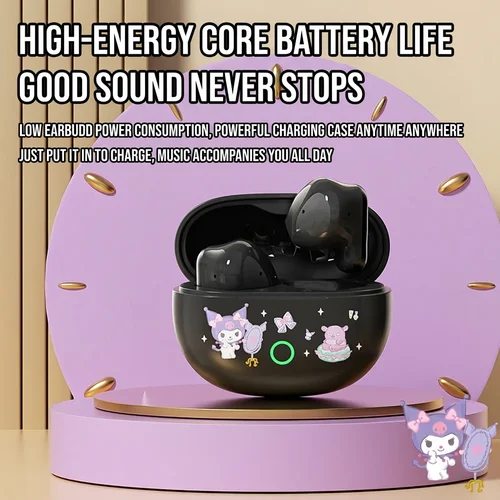 Imagen 2 del producto Audífonos Bluetooth Sanrio mini 530 Hello Kitty | Audífonos Inalámbricos con Cancelación de Ruido Algo BT 6.0 Mejorados para Deportes y Videojuegos