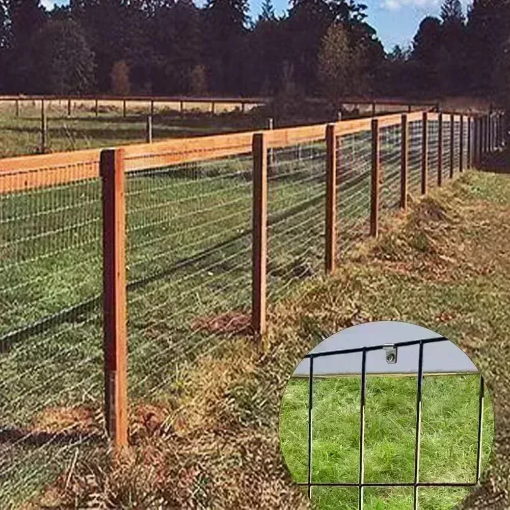 

Long-lasting Performance Iron Wire Clamp Compact Size High-quality Material Secure Attachment Home Use Ranch Use