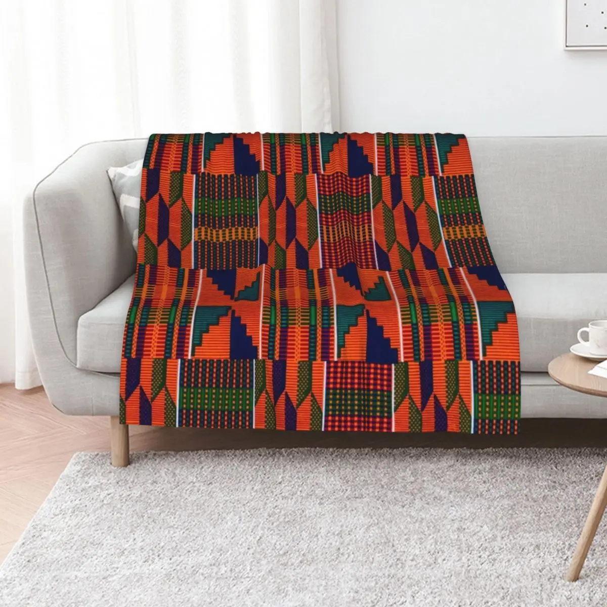 Kente Throw Blanket Heavy halloween Summer Flannel Fabric Blankets