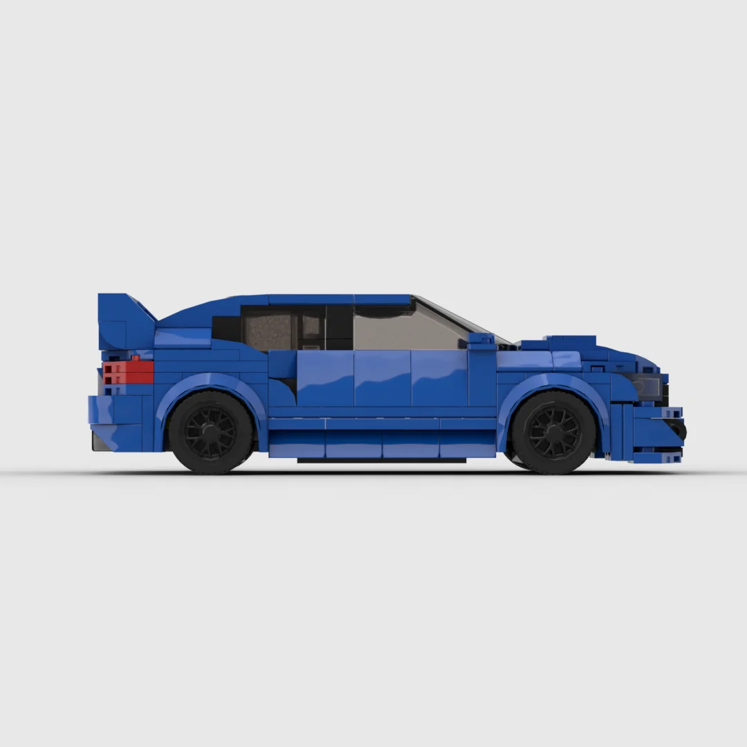 MOC Speed Champion JDM STI 303pcs racing sports car Vehicle Racer Building Blocks Brick Creative Garage Toys for Boys