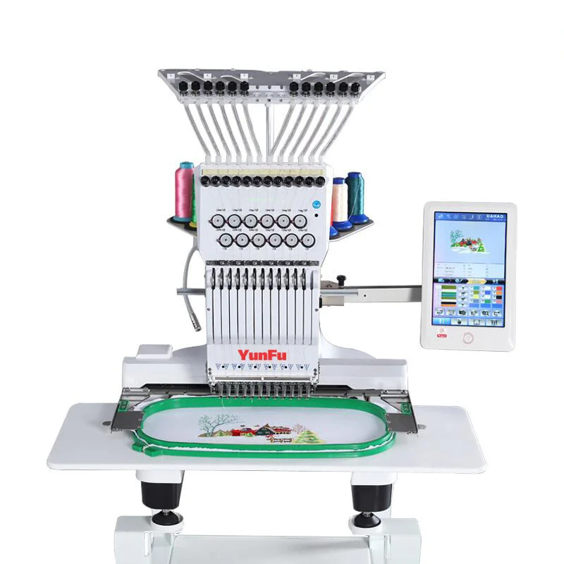 Portable Home Use Single Head 360*200mm Packet Logo Embroidery Machine Supplier Embroidery Machine For Wholesale