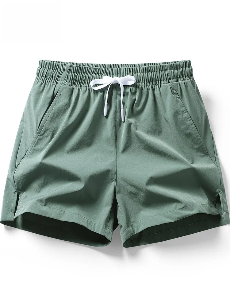 

Men's Summer ort Pants Ice Silk Fitn Casual Sports orts Qui Dry Straight Leg mid Waist Faion Urban Sle