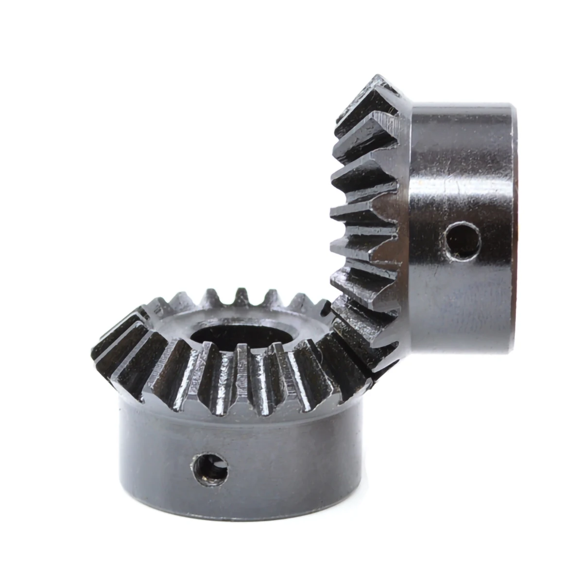 1 Chiếc 1:2 Vát Gear 45 # Thép 1.5M 15 Răng 30 Răng Cấu Tạo 5/6/8/10/12/15Mm Gear 90 Độ Chia Lưới Góc Thép Bánh Răng