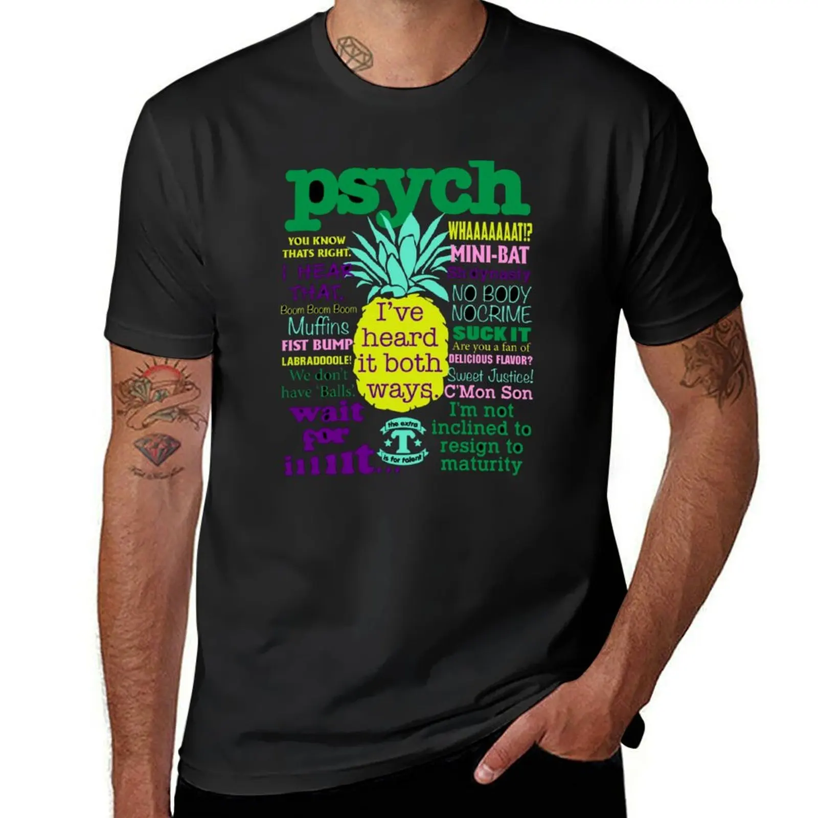 

Psych Psych Tv Juliet Ohara Psychic Detective Henry Spencer - Psych Quote T-Shirt affliction shirts mens funny t shirts