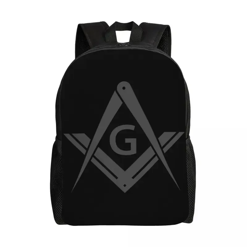 Personalized Freemason Logo Backpacks Women Men Fashion Bookbag for School College Masonic Mason Freemasonry Bags G4755