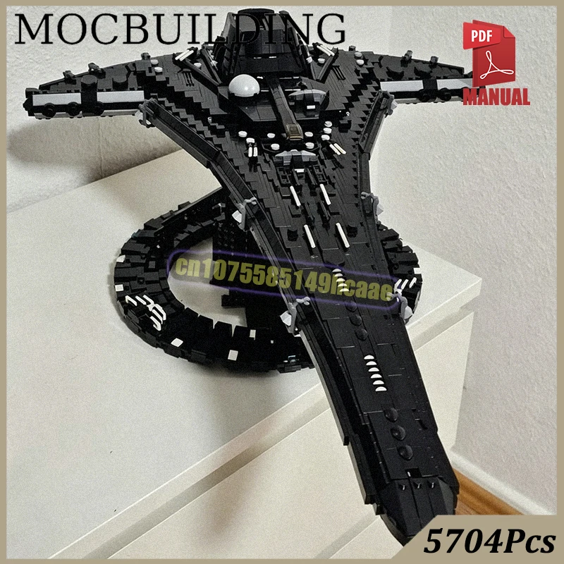 

Destinyed Spaceship Stargateed Bricks Model MOC Building Blocks Sci-fi Space Universed Construction Toys Gift