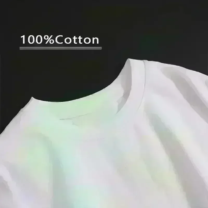 Summer's New Casual Men's and Women's Printed Short-sleeved Cotton T-shirts Are Loose and Fashionable Half-sleeved Casual Wear