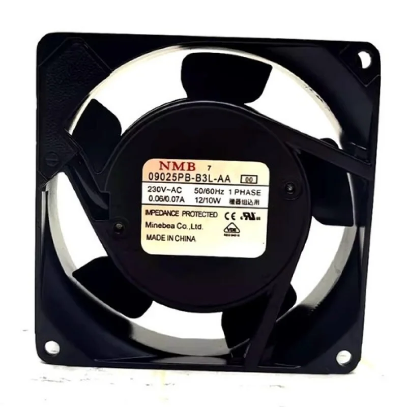 

C for NMB 09025PB-B3L-AA 9025 AC230V 0.06A/0.07A 12/10W 9CM Silent Cooling Fan