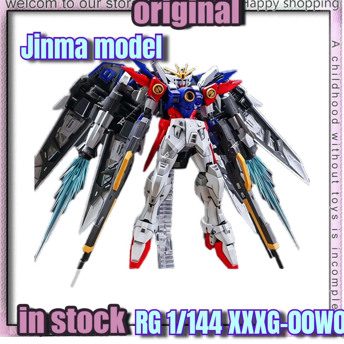 

Jinma Model RG 1/144 XXXG-00W0 Wing Mech Zero Assembly Model Kit with Luminous Effect Parts Plastic Model Toy Gifts