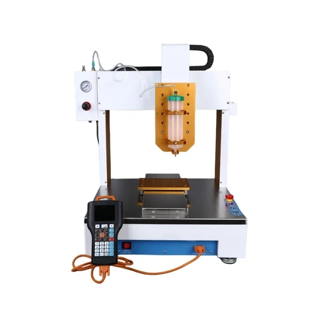 Epoxy Resin Silicone Adhesive Waterproof UV Glue Dispenser Machine Solder Paste Dispensing Machine Applicator Gluing Machine